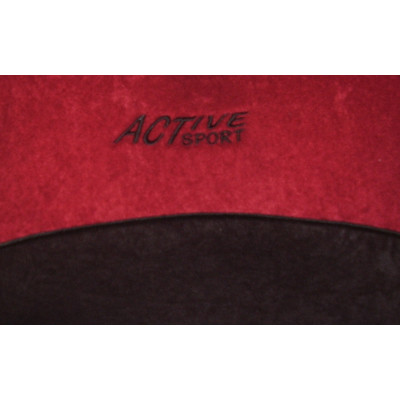 Autopotahy na přední sedadla Active Sport Alcantara, barva vínová