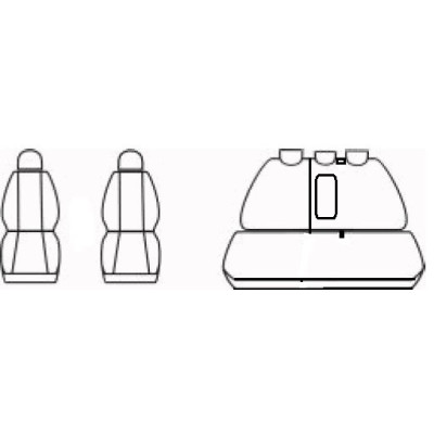 Autopotahy na Nissan Pulsar, od r. 2014, se zadní loketní opěrkou, Elegance alcantara černo červené