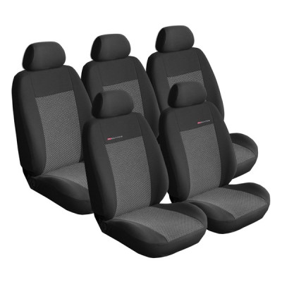 Autopotahy na Lux style barva šedo černá