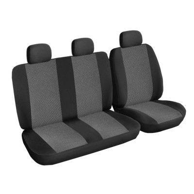 Autopotahy na Lux style barva šedo černá