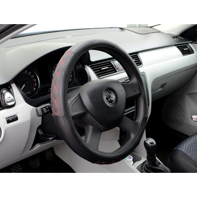 Potah volantu BLIND červený