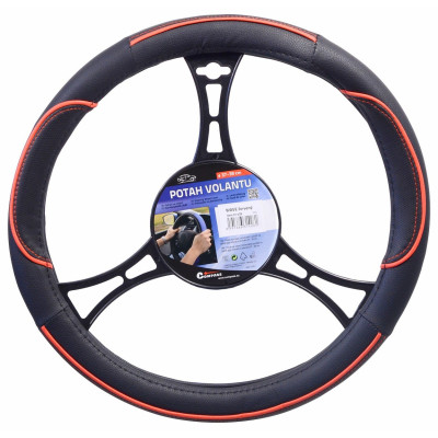 Potah volantu WAVE červený