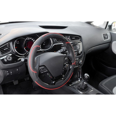 Potah volantu WAVE červený