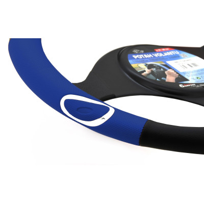 Potah volantu RALLY modrý