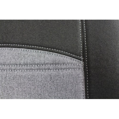 Autopotahy na míru, model Florencie, barva černá/šedá