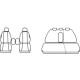 Autopotahy na Citroen C5, od r. 2001 - 2004, Dynamic šedé