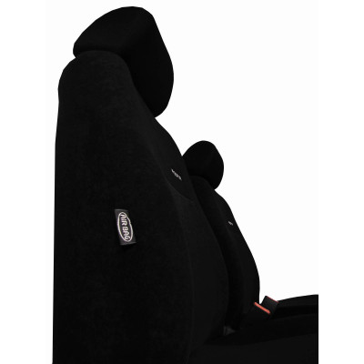 Autopotahy na Citroen Jumper II., 3 místa, od r. 2006, Elegance alcantara černé