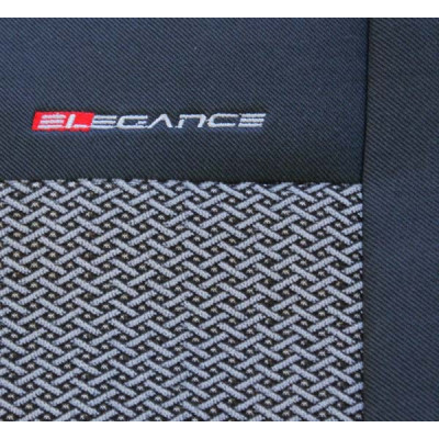 Autopotahy na Citroen Jumpy III., 3 místa se stolkem, od r. 2016, Lux style barva šedo černá