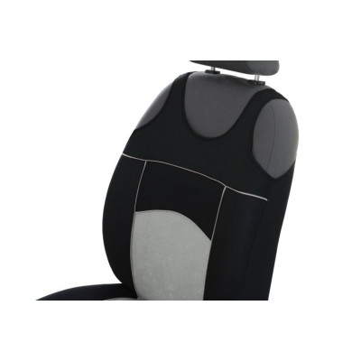 Autopotahy na přední sedadla Tuning Extreme Alcantara, barva šedá