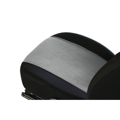 Autopotahy na přední sedadla Tuning Extreme Alcantara, barva šedá