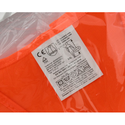 Vesta výstražná, velikost XXL, oranžová EN 20471:2013