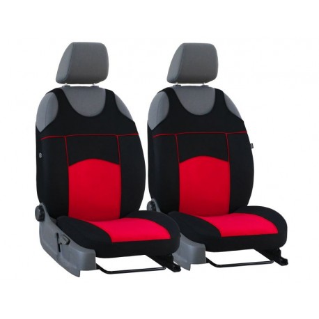 Autopotahy na přední sedadla Tuning Extreme Alcantara, barva červená
