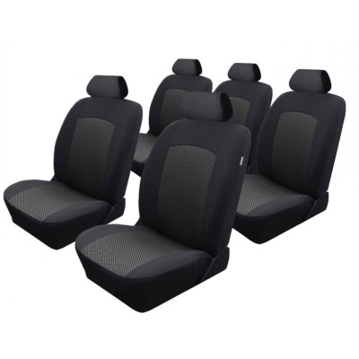 Autopotahy na Kia Carens, 5 míst, od r.2013, Dynamic Žakar tmavý