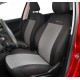 Autopotahy na Opel Corsa D, po faceliftu, 5 dvéř, nedělené zadní sedadla, Lux style barva šedo černá