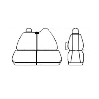 Autopotahy na Opel Movano B, od r. 2010, 3 místa, Dynamic šedé