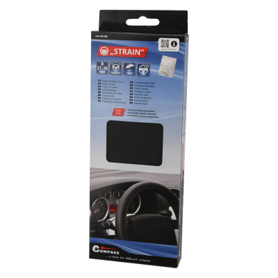 Potah volantu Strain, barva černá