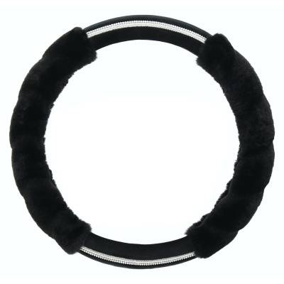 Potah volantu Diamond, barva černá