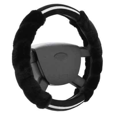 Potah volantu Diamond, barva černá