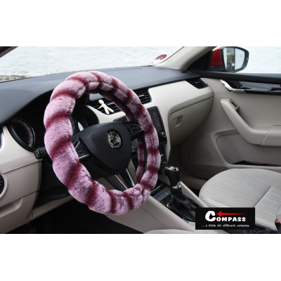 Potah volantu Lemur, barva růžová