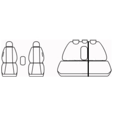 Autopotahy na Renault Scenic IV., od r. 2016, Elegance alcantara černo červené