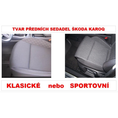 Autopotahy na Škoda Karoq, od roku 2017, Authentic Velvet