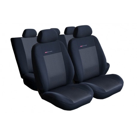 Autopotahy na Škoda Octavia I., nedělená zadní sedadla, Lux style barva černá