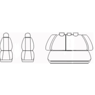Autopotahy Authentic Premium Žakar, BMW 1, E87, od 2004 - 2011