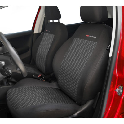 Autopotahy na Volkswagen Caddy, 2 místa, od r. 2004 - 2015, Lux style barva černá