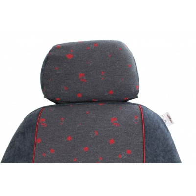 Autopotahy na míru Luxor, model Pepi, barva červená