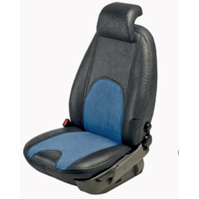 Autopotahy na míru, model Vittoria, barva černá/modrá