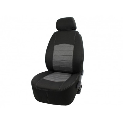 Autopotahy na míru, model Florencie, barva černá/šedá