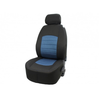 Autopotahy na míru, model Florencie, barva černá/modrá