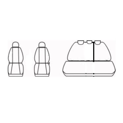 Autopotahy na Volkswagen Golf VI., od roku 2008 - 2012, Royal - 7