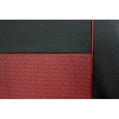 Autopotahy na míru Luxor, model Ponza, barva červená