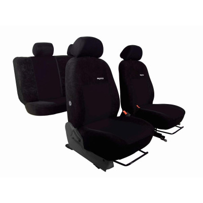 Autopotahy na VW Transporter T4, 3 místa, Elegance alcantara černé