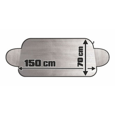 Clona slunce - zima na čelní sklo ALU 150 x 70cm - 2mm