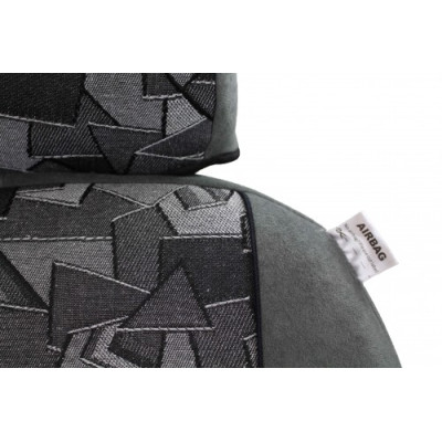 Autopotahy na míru Luxor, model Sound, barva šedá