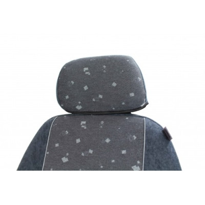 Autopotahy na míru Luxor, model Pepi, barva šedá