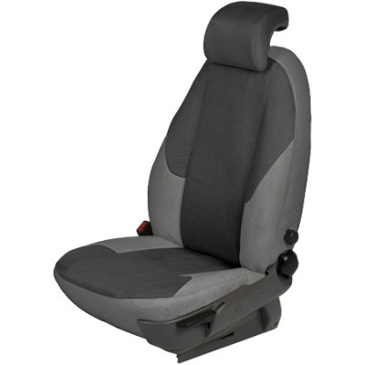 Autopotahy na míru, model UNIQUE, barva šedá/černá
