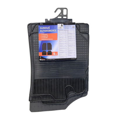 Autokoberce gumové, sada 4ks, UNI A