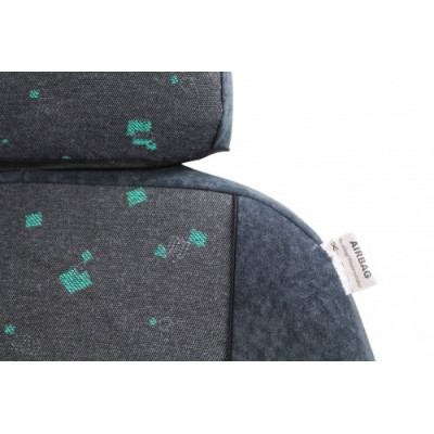 Autopotahy na míru Luxor, model Pepi, barva zelená