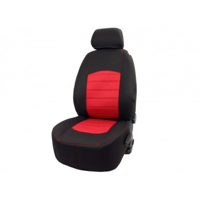 Autopotahy na míru, model Florencie, barva černá/červená