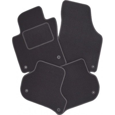 Textilní autokoberce na míru Carfit, barva šedá