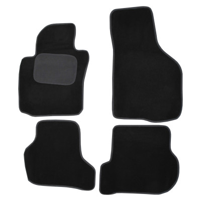 Textilní autokoberce Compass na Škoda Octavia II., od 06/2004 - 12/2007