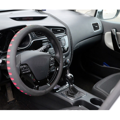 Potah volantu Soft červený