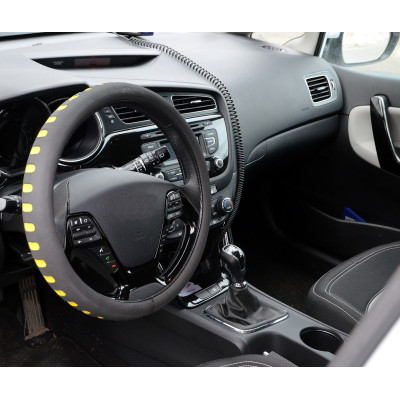 Potah volantu Soft žlutý