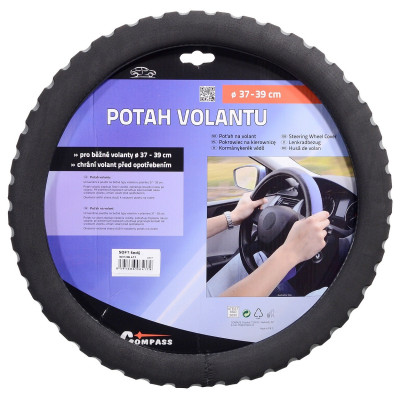 Potah volantu Soft šedý