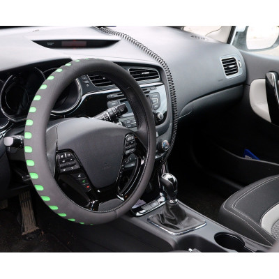 Potah volantu Soft zelený