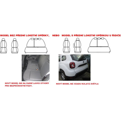 Autopotahy na Dacia Duster II., od 2018 - 2021, Authentic Doblo Žakar