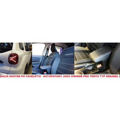 Autopotahy na Dacia Duster II. Facelift, od roku 2021, Authentic Doblo Matrix